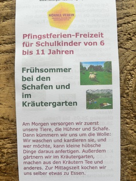Pfingstferien